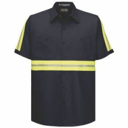 Enhanced High Visibility Work Shirt Short Sleeve
